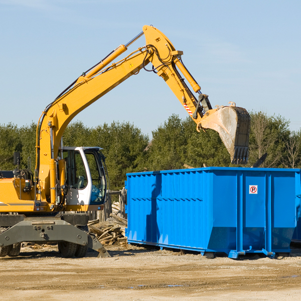 what are the rental fees for a residential dumpster in Cedar Rock